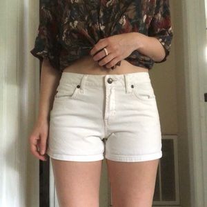 90s white Bongo shorts